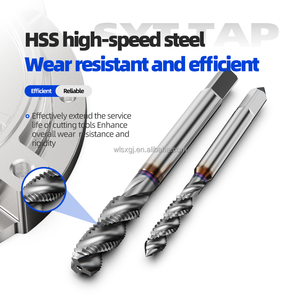 Outil de tournage de haute qualité fabriqué en usine pour tour suisse, HSSE TICN, métrique, filetage en spirale à gauche, M2-M6 - Product Image 1