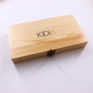 Newell Wholesale Handmade Natural Wood Crafts Premium Presentation Wooden Box with Custom Logo