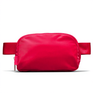 Mini Nylon Keychain Bag Strap Logo Fanny Pack Chest Belt Bag Waterproof Zipper Unisex 1L Waist Bag with Golden Patterned <b>Ribbon</b> - Product Image 6