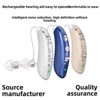 Aide auditive numérique rechargeable, tonalité réglable, meilleur amplificateur sonore, aide auditive portable pour personnes âgées malentendantes, aide auditive BTE
