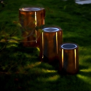 Nhà Máy Trực Tiếp Bán Buôn Ngoài Trời Cảnh Quan Đường Phố Trang Trí 3D Motif Cây Nhân Tạo Gốc Năng Lượng Mặt Trời Vườn Cổ phần Đèn - Product Image 4