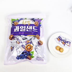 800g Nouveau design Confiture sandwich craquelin fruits frais confiture biscuits collations - Product Image 3