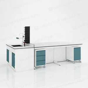 Phòng Thí Nghiệm Đồ Nội Thất Chịu Hóa Chất Phòng Thí Nghiệm Băng Ghế Dự Bị Thép Làm Việc Di Động Băng Ghế Dự Bị Đảo Băng Ghế Dự Bị - Product Image 3