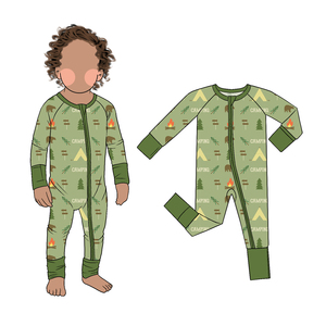 Little Glow Kid Baby Footie Romper Menutupi Kaki dan Tangan, Lembut, Cetak yang Dapat Disesuaikan, Pakaian Anak untuk Musim Semi dan Gugur. - Product Image 5