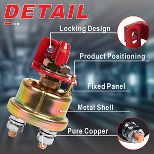 Interruptor de Desconexión de Batería al por Mayor, 200A, 12 Voltios, con Certificación RoHS y CE, Encendido/Apagado, SPST, 2 Pines, Metálico, para Automóviles, Barcos y Vehículos Marinos - Product Image 3