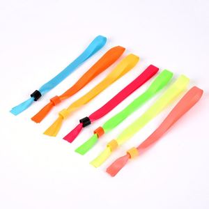 Disposable Polyester Wristbands with Plastic Buckle for Various Events and Promotions - Product Image 2