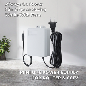 Mini UPS, Sistema de Alimentación Ininterrumpida para Router WiFi, Cámara CCTV, Cargador de Batería, Enchufe Europeo, CA 100-240V, CC 12V 2A, 3600mAh, 18W - Product Image 2