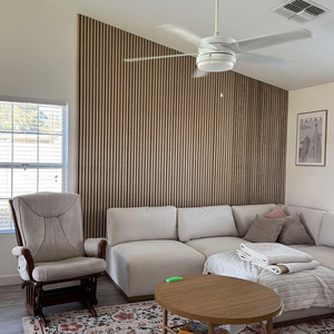 Panneau acoustique mural en WPC imperméable, résistant à l'humidité, pour revêtement extérieur et intérieur, adapté aux salles de bain et aux zones de <span class=keywords><strong>piscine</strong></span> - Product Image 2