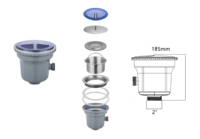 Baignoire autoportante moderne en acrylique écologique avec drain, massage à jet d'air, pour bébé, installation facile, hydro-massage, pour salle de bain