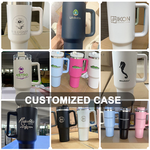 Mug de voyage <span class=keywords><strong>isotherme</strong></span> en acier inoxydable avec logo personnalisé, marque privée, 40 oz, avec poignée, couvercle à paille, <span class=keywords><strong>bouteille</strong></span> d'eau <span class=keywords><strong>sport</strong></span> - Product Image 3