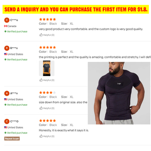 T-shirt da Palestra FC 180 GSM Taglia Europea Maglietta da Allenamento Personalizzata e Su Misura a Compressione per Uomo - Product Image 4