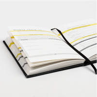 Journal élégant personnalisé en lin écologique à couverture rigide pour journal intime avec élastique – Fabricant, vente en gros, usine