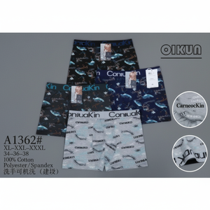 Boxer da uomo di qualità XL/XXL traspirante in tessuto di Nylon Spandex Design semplice Logo personalizzabile in vita borse individuali - Product Image 1