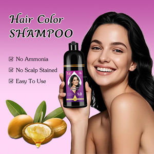 Champú Tinte para <span class=keywords><strong>el</strong></span> <span class=keywords><strong>Cabello</strong></span> Negro Rápido de 400 ml, Colorante Negro Natural Orgánico para Hombres, Productos para Teñir <span class=keywords><strong>el</strong></span> <span class=keywords><strong>Cabello</strong></span> para Cubrir las Canas - Product Image 3