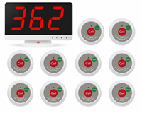 Montre de communication sans fil étanche avec portée de 150 m, fréquence 315 MHz et vibration pour restaurants, hôtels, hôpitaux, cafés