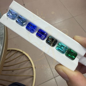 Nouvel arrivage de pierres précieuses de laboratoire colorées de haute qualité, taille mosaïque pixel, 9*11mm, forme octogonale, type <span class=keywords><strong>Lad</strong></span> Dimand Gems - Product Image 1
