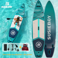 Planche de paddle gonflable en gros, SUP tout usage extra large en PVC double couche avec accessoires complets pour adultes