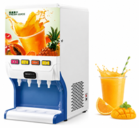 Distributeur de jus commercial 4 saveurs, machine à boissons froides et chaudes, distributeur de jus commercial 4 saveurs OEM, directement de l'usine