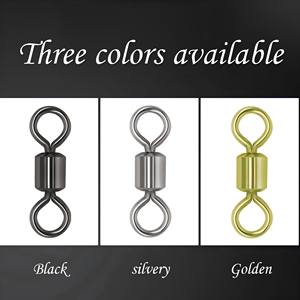 American 1 pièce Heavy Duty Glow Fishing Swivel Set Corrosion-Resistant Saltwater Freshwater Waterproof Soft Lake Snapper - Product Image 4