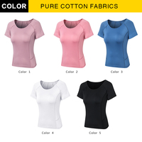 Haut de sport personnalisé pour femme, sans manches, col rond, moulant, séchage rapide, extensible, taille haute, design personnalisé de haute qualité