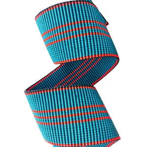 Custom High Strength Furniture Accessories Woven Nylon Sofa Elastic Strap Webbing Band For Furniture Chairs