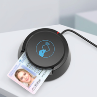 Lecteur-graveur de cartes à puce intelligentes multifonction USB 13,56 MHz pour le contrôle d'accès et la sécurité des entrées
