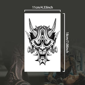 Tatuaje temporal tatuaje semipermanente impermeable a prueba de sudor dura 2 semanas tatuaje antifricción herbal realista para pierna de brazo - Product Image 4