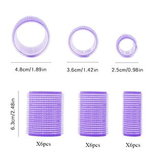 Lot de 30 bigoudis sans chaleur personnalisés en gros pour fabricants – Rouleaux à cheveux en plastique et nylon auto-agrippants avec pinces - Product Image 2