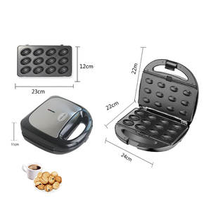 XEOLEO Appareil Électrique Multifonction 6 en 1 Détachable : Grill à Panini, Mini Machine à Donuts, Machine à Sandwichs, Machine à Muffins aux <span class=keywords><strong>Noix</strong></span>, <span class=keywords><strong>Gaufrier</strong></span> Belge - Product Image 3