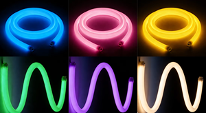 Luz de Tubo RGB Inteligente con Control TUYA <span class=keywords><strong>360</strong></span> °   Iluminación LED de Silicona Flexible de Neón de 25 mm, 3D, Resistente al Agua IP67, para Discotecas/Exterior - Product Image 4