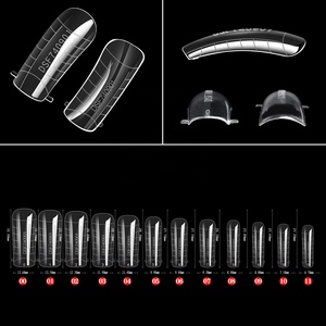 60 pièces/sac Faux ongles d'extension en acrylique, capsules <span class=keywords><strong>de</strong></span> construction sculptées à couverture complète, à presser, pour <span class=keywords><strong>manucure</strong></span> - Product Image 3