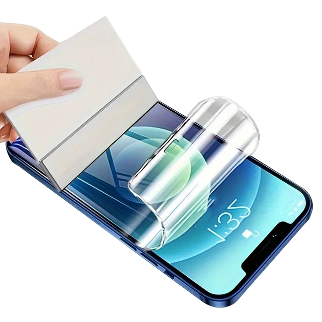 Normal Size Universal TPU Soft HD Clear Cutting Film Hydrogel Repair Screen Protector for All Mobile Phones GPS Compatibility