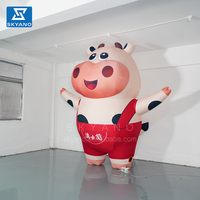 Publicité personnalisée Mascotte gonflable Vache gonflable Vache laitière Animal de dessin animé Personnage d'anime