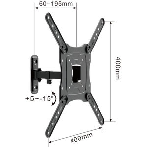 Hot bán kim loại <span class=keywords><strong>tv</strong></span> giá xoay Bracket chuyển động đầy đủ <span class=keywords><strong>TV</strong></span> Wall Mount cho 17 "- 55" <span class=keywords><strong>TV</strong></span> LCD - Product Image 2