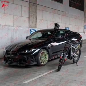 Z-ART R4 Lèvre avant en fibre de carbone sèche pour BMW M3 <span class=keywords><strong>M4</strong></span> 2021+ Spoiler avant en fibre de carbone sèche pour G80 G81 G82 G83 M3 <span class=keywords><strong>M4</strong></span> - Product Image 5