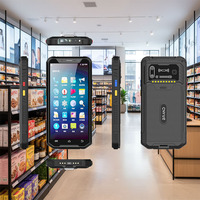 Lecteur de codes-barres 2026, PDA Android 15 portable robuste 5100 mAh IP65 pour données Wi-Fi 5G, RFID et inventaire, scanner d'inventaire 1D/2D/QR
