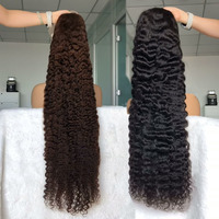 Perruque en cheveux humains bruts, couleur marron, 13x6, avec dentelle frontale complète, prête à porter # 4 perruques sans colle transparentes HD 13x4 en dentelle pré-découpée pour femmes noires