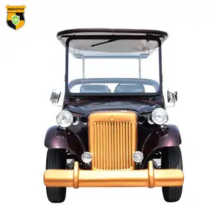 Simple Maintenance 80-100km Sightseeing Tourism Bus Electric Vintage 8 Seat Classic Car