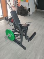 Nouvelle conception d'équipement de musculation commercial à double fonction, machine à extension et flexion des jambes à charge par broche