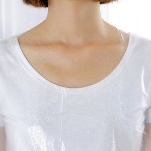 Desechables PE peluquería <span class=keywords><strong>de</strong></span> corte <span class=keywords><strong>de</strong></span> pelo permanente tinte <span class=keywords><strong>de</strong></span> cabello <span class=keywords><strong>cabo</strong></span> vestido transparente peluquería salón <span class=keywords><strong>en</strong></span> casa <span class=keywords><strong>de</strong></span> - Product Image 5