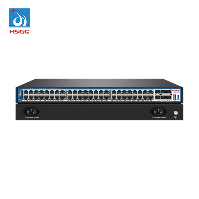 HSGQ-5554P 48*GE+6*10G SFP+ L3 Managed POE Switch Support Layer 3 Routing Protocol with PD-Alive Function