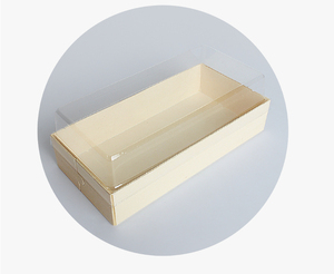 Đơn Giản Lắp Ráp DIY Vuông Hình Chữ Nhật Dùng Một Lần Takeaway Giấy Sushi Hộp Phục Vụ Khay Với Bằng Gỗ Hoặc Trong Suốt Nắp - Product Image 2