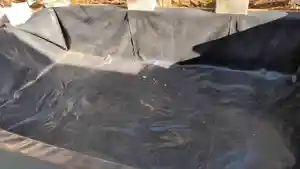 Geomembrane 1.2 มม. บ่อปลาซับ Epdm ยางบ่อซับเมมเบรนบ่อซับแผ่นกันน้ําเมมเบรน