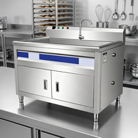 Lave-vaisselle à ultrasons commercial, haute efficacité, équipement de nettoyage automatique de la vaisselle pour restaurant