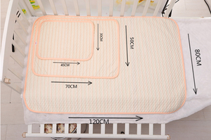 Portable bébé réutilisable sous-coussin étanche urine Pad et matelas à langer <span class=keywords><strong>coton</strong></span> et bambou matériel pour changer les couches - Product Image 3