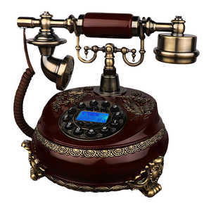 Teléfono Fijo con Cable Labada K30, Estilo Retro Europeo Antiguo Americano, Decoración Creativa para el <span class=keywords><strong>Hogar</strong></span>, con Dial Giratorio - Product Image 2