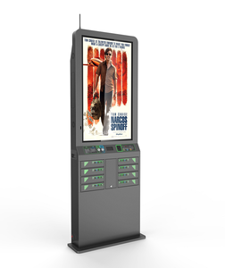 Livraison directe disponible - Casier de recharge MILESTONE à 8 compartiments avec écran de 43 pouces pour cinéma, hôpital, centre commercial - Product Image 5