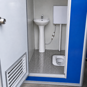 Toilettes portables en acier, livraison directe d'usine, pour chantier, <span class=keywords><strong>installation</strong></span> rapide, conception mobile - Product Image 4