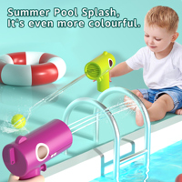 Pistola de Agua de Dinosaurio para Niños, Juguete de Plástico ABS para Playa, Piscina y Exteriores, Regalo para Fiestas de Verano