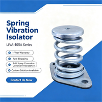 Amortisseur à ressort en acier galvanisé LIVA, support anti-vibration modèle 105A pour petits climatiseurs HVAC et machines vibrantes